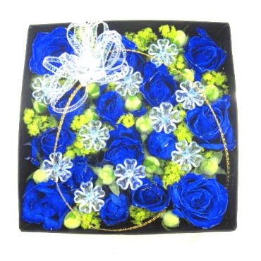 《Box Flower》Premium Blue