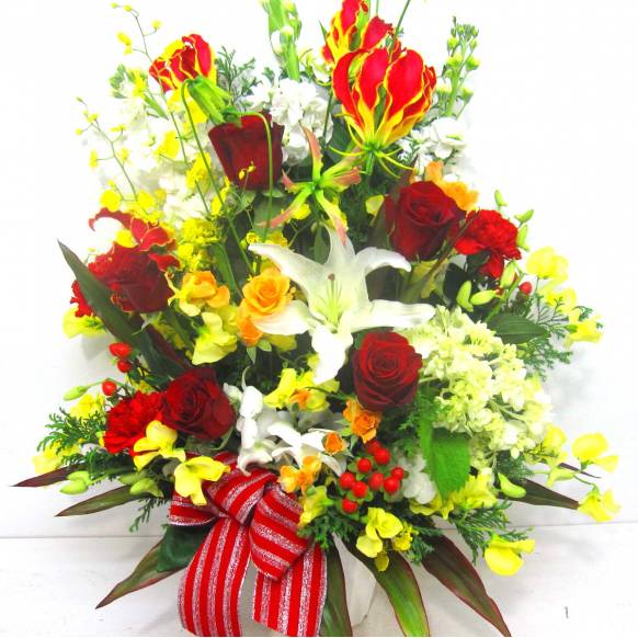 《Flower arrangement》Warm red 