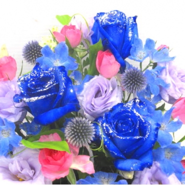 《Flower arrangement》Kira Kira Blue Purple