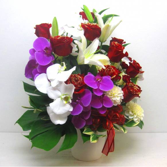 《Flower arrangement》Premium Glitter Rose