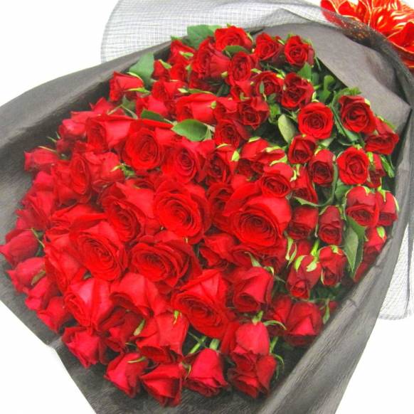 《Bouquet》Premium Red Rose 100