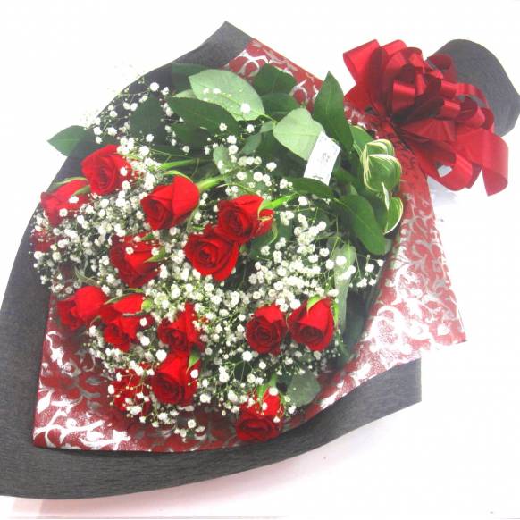 花キューピット加盟店 店舗名：花樹園
フラワーギフト商品番号：902141
商品名：《Bouquet》Man's Deciding Flower Premium Red Rose