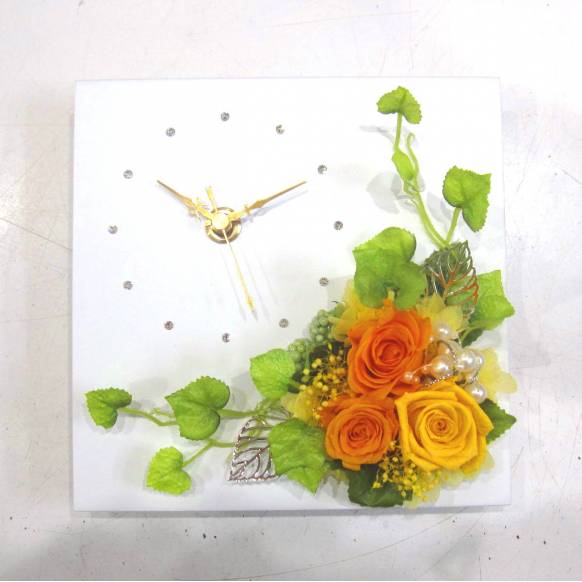 《Preserved Flower》Picture Clock Frame(Y&O) 