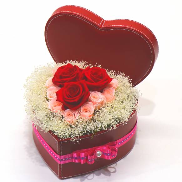 《Preserved Flower》Lovers Heart Box
