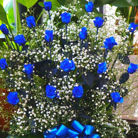 《Flower arrangement》Luxury Blue Rose  20