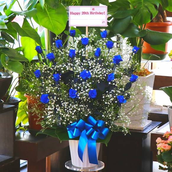 《Flower arrangement》Luxury Blue Rose  20