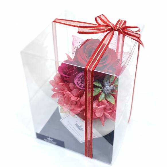 《Preserved Flower》Round  Red