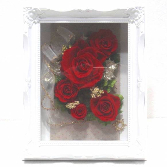 《Preserved Flower》Renaissance Frame M(Red) 