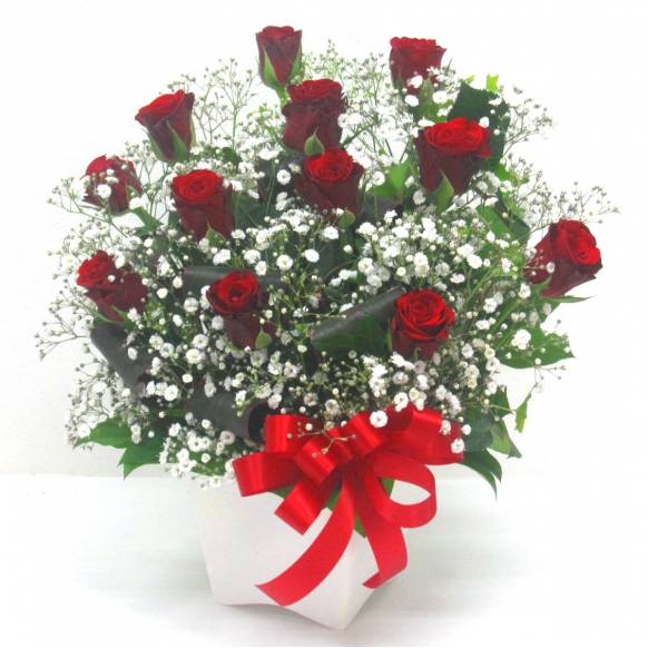 《Flower arrangement》Red Rose 12 Premium