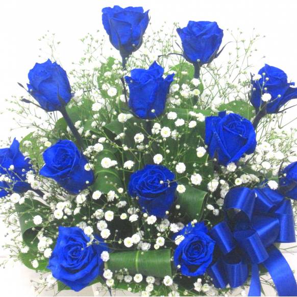 《Flower arrangement》Blue Rose 12 Premium