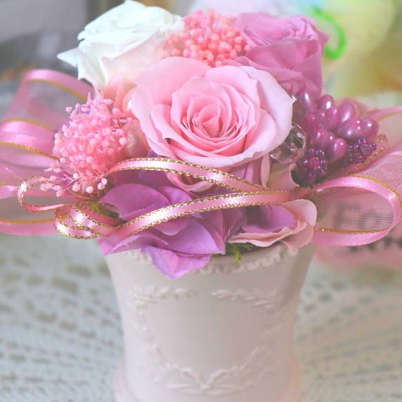 《Preserved Flower》Feminine Pink