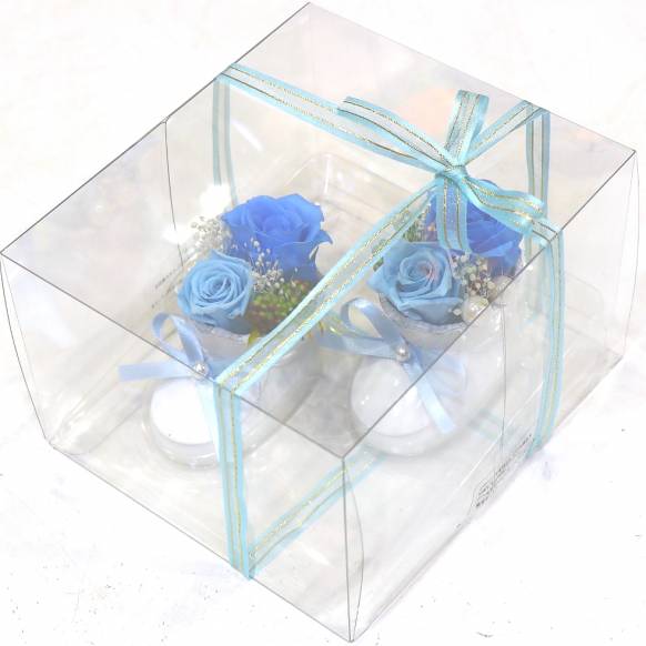 《Preserved Flower》Baby Shoes(Blue)
