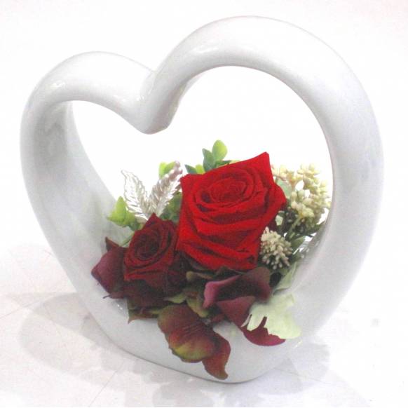 《Preserved Flower》Lovely Heart(Red) 