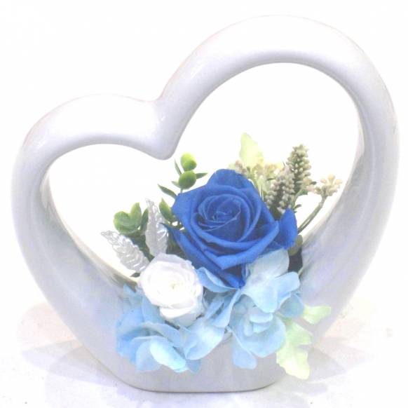 《Preserved Flower》Lovely  Heart(Blue)  902885