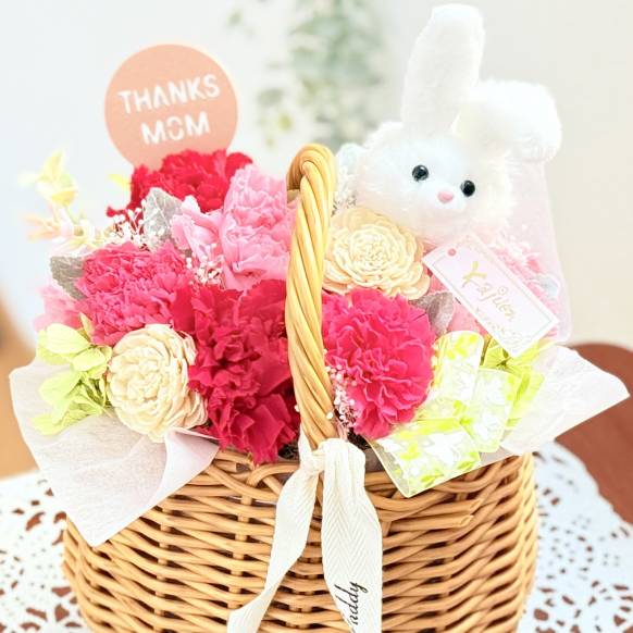 《Animal Preserved Flower》Rabbit Pink