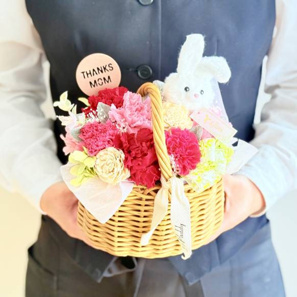 《Animal Preserved Flower》Rabbit Pink