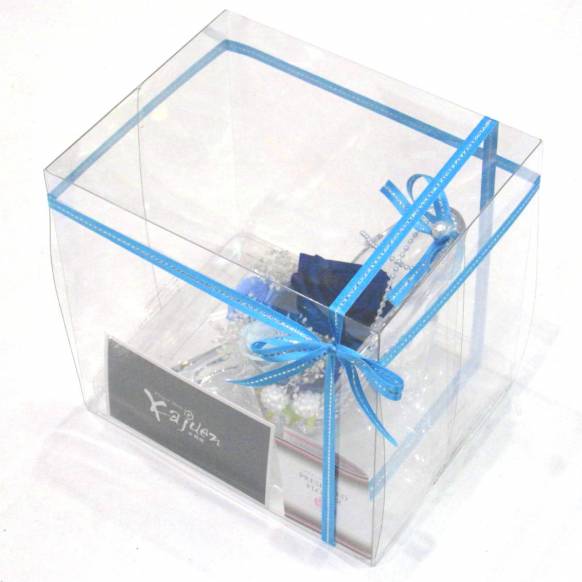 《Preserved Flower》Acrylic High heels Blue