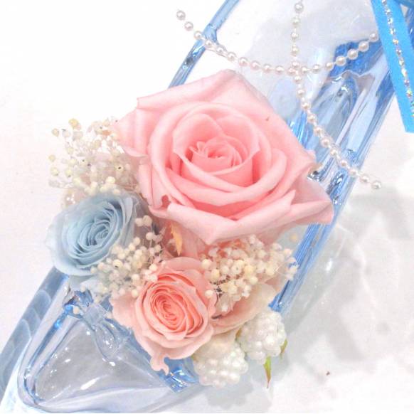 《Preserved Flower》Acrylic High heels Alice Pink