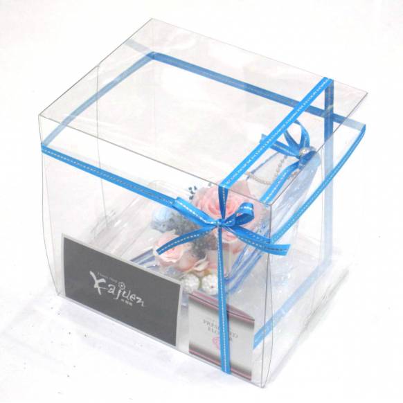 《Preserved Flower》Acrylic High heels Alice Pink