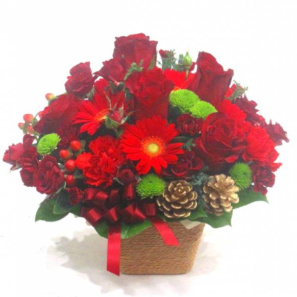 《Flower arrangement》Christmas Red