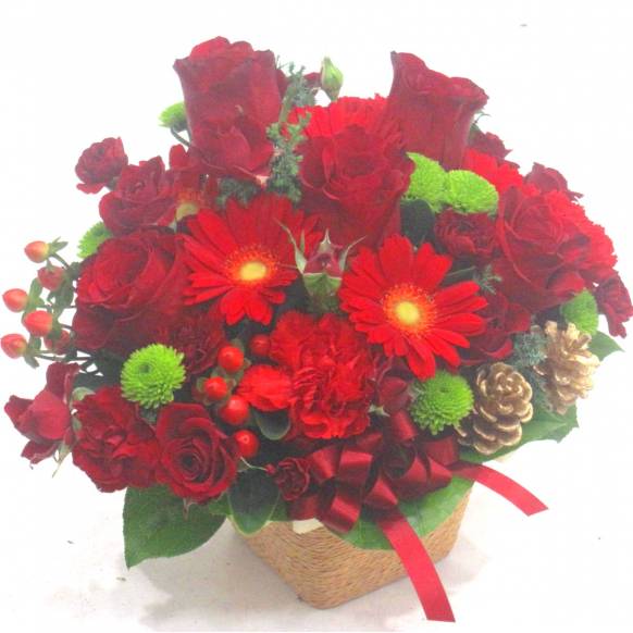 《Flower arrangement》Christmas Red