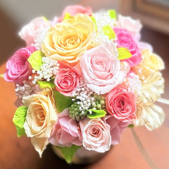 《Preserved Flower》Special Luxury Pastel Roze