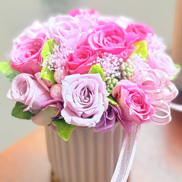 《Preserved Flower》Special Luxury Pink Roze