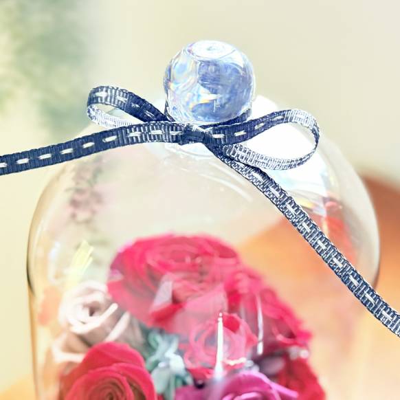 《Preserved Flower》Special Dome Luxury Roze